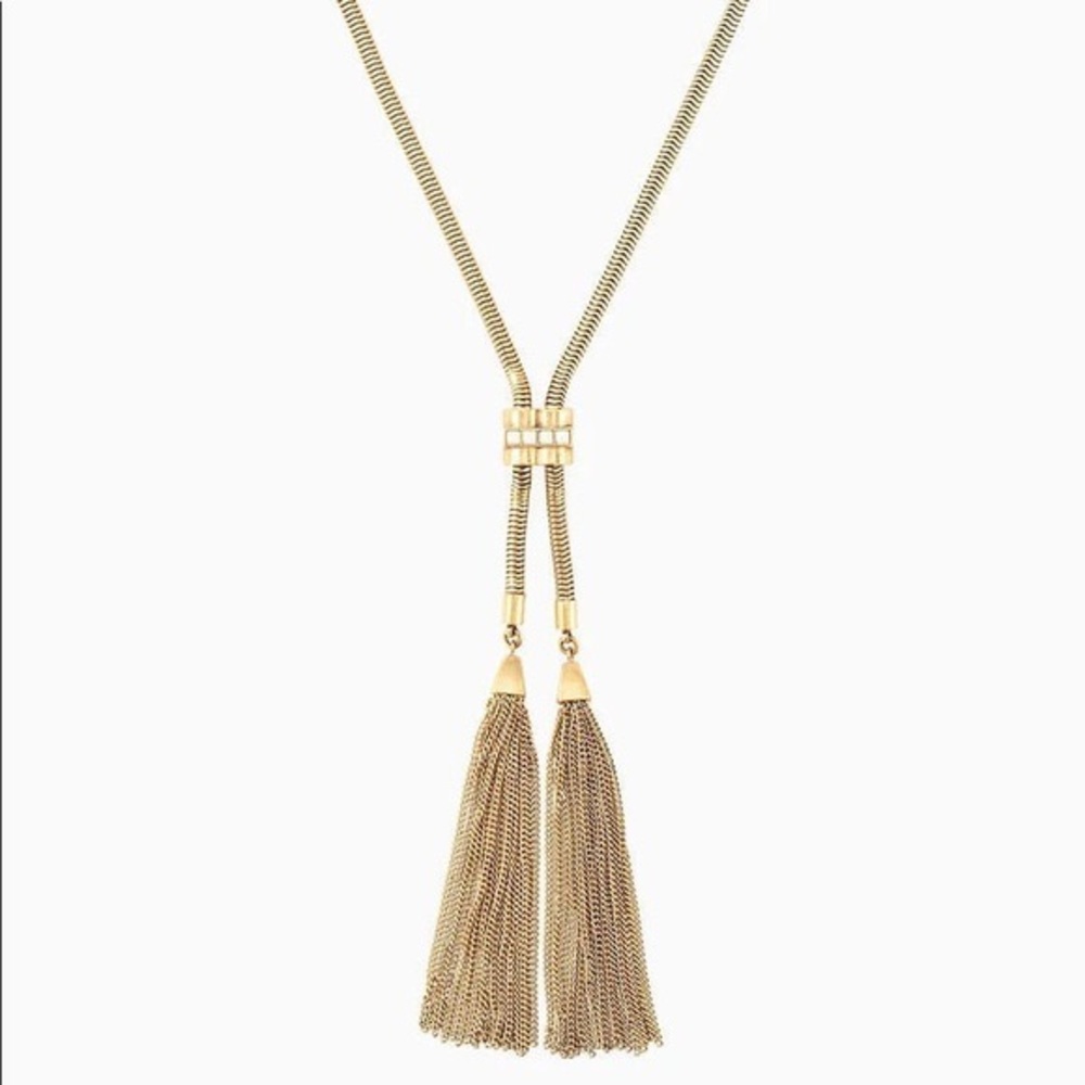 Stella and Dot Jacqueline tassel necklace